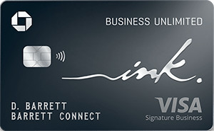 Chase Ink Business Unlimited credit card