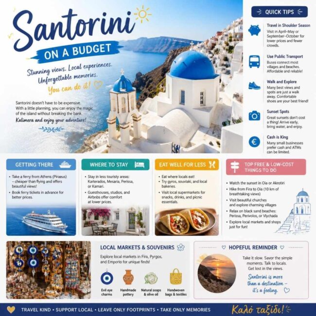 The Travel Home Santorini on a budget