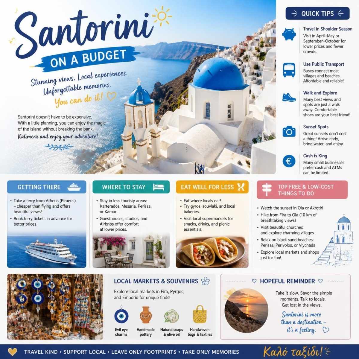 The Travel Home Santorini on a budget